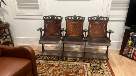 Antique Bench From Courthouse
