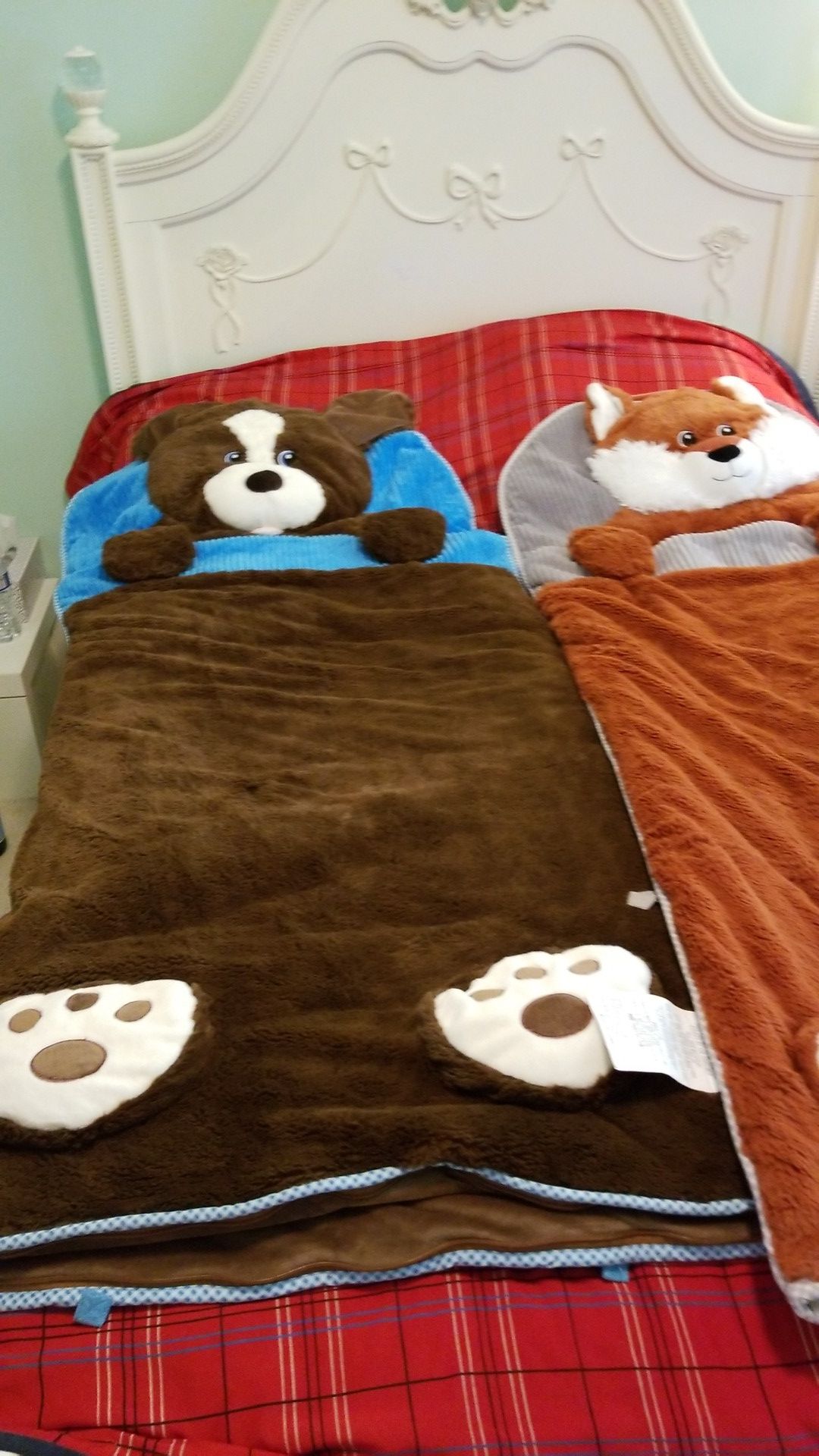 Hugfun Animal Slumber Bag (Brown Dog) ( red fox)