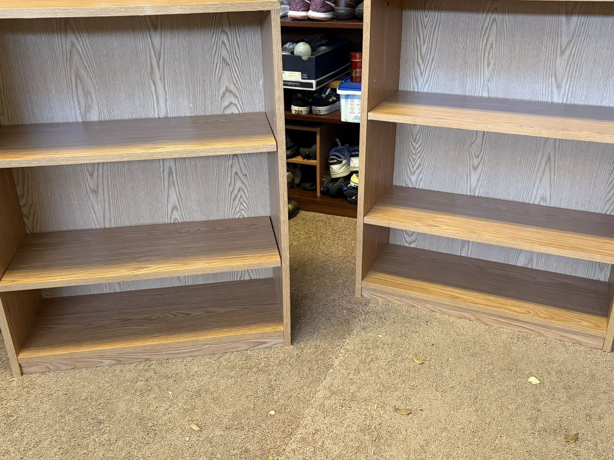 2 Bookcases/ Shoe Racks / Toy Organizers