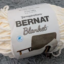 Bernat Blanket Yarn - Vintage White 