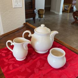 Royal Stafford Tea Pot Sugar Bowl And Creamer