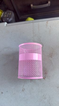 Pink pencil holder