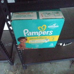 Size 3 Pampers (16-28lbs) New Case 78 Diapers.  
