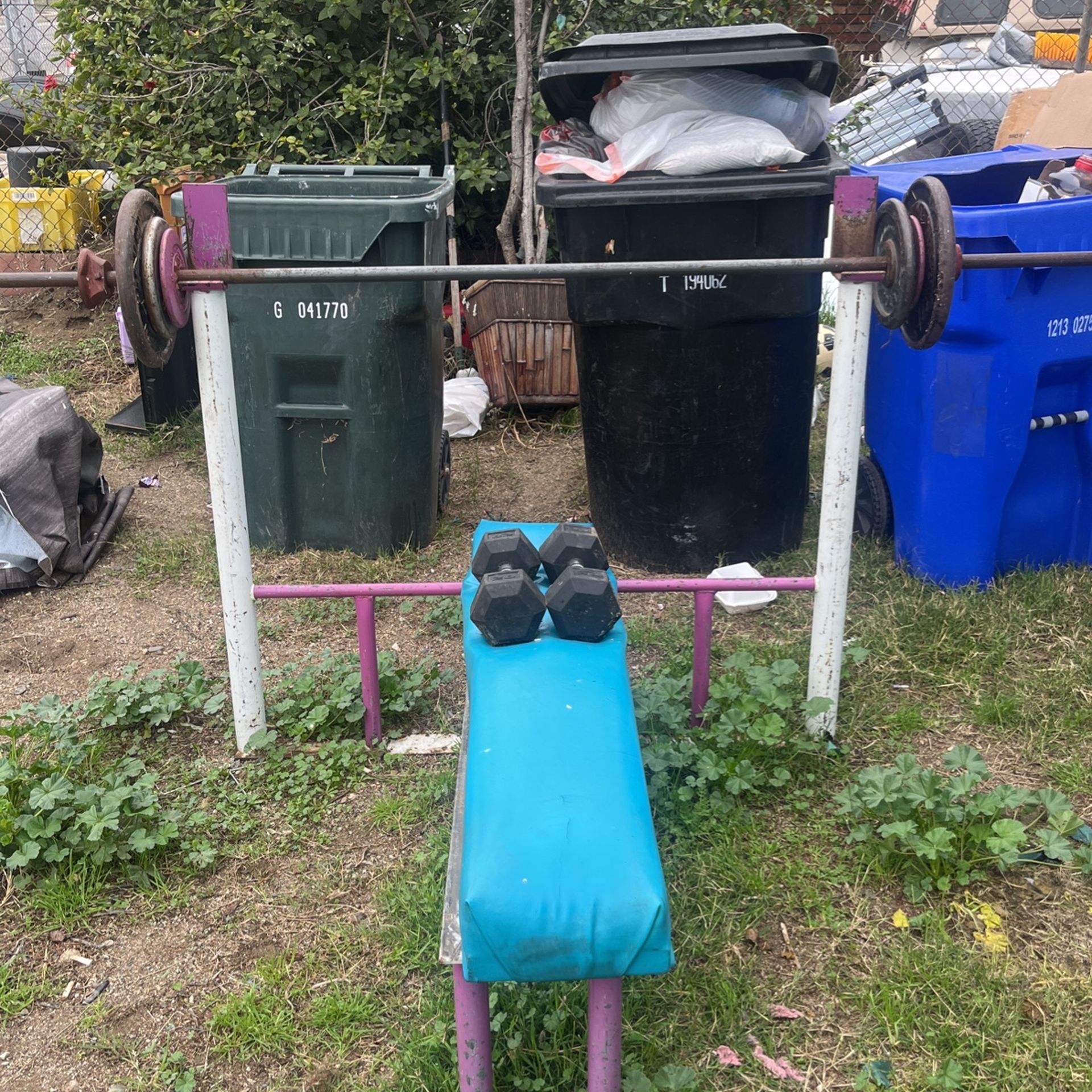 Bench Press And Dumbell