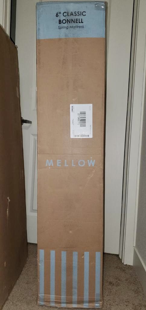 NEW MATTRESS IN A BOX FULL-SIZE 6” COMFORT FOAM TOP INNERSPRING BASE BED HOME