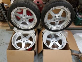5x114.5 lug new stagard wheel set