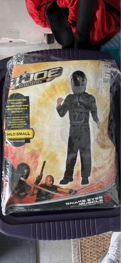 G.I. Joe Snake Eyes Kids Costume Small