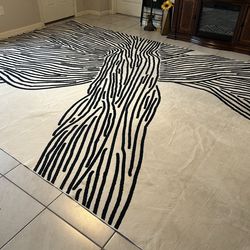 Machine washable rug