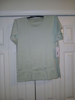 Soft Sea Green Women's Crewneck Tee