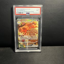 Dachsbun ex 169/142 Sv07: Stellar Crown Holo PSA 9 Scarlet And Violet
