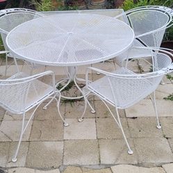 VINTAGE PATIO TABLE SET
