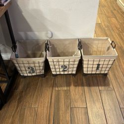 Storage Metal Baskets 