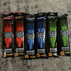 LED Large Glow In Dark Stick Pack Of 2 SPIRIT 