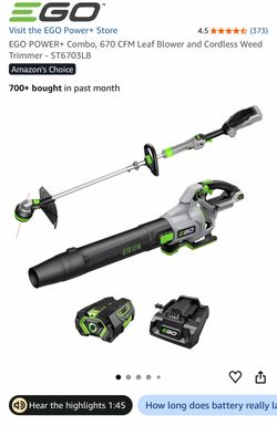 EGO POWER+ 670 CFM Leaf Blower & Weed Trimmer Combo