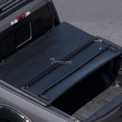 Topline For 2004-2014 Ford F150 6.5 Ft 78" Bed Tri Fold Soft VInyl Tonneau Cover
