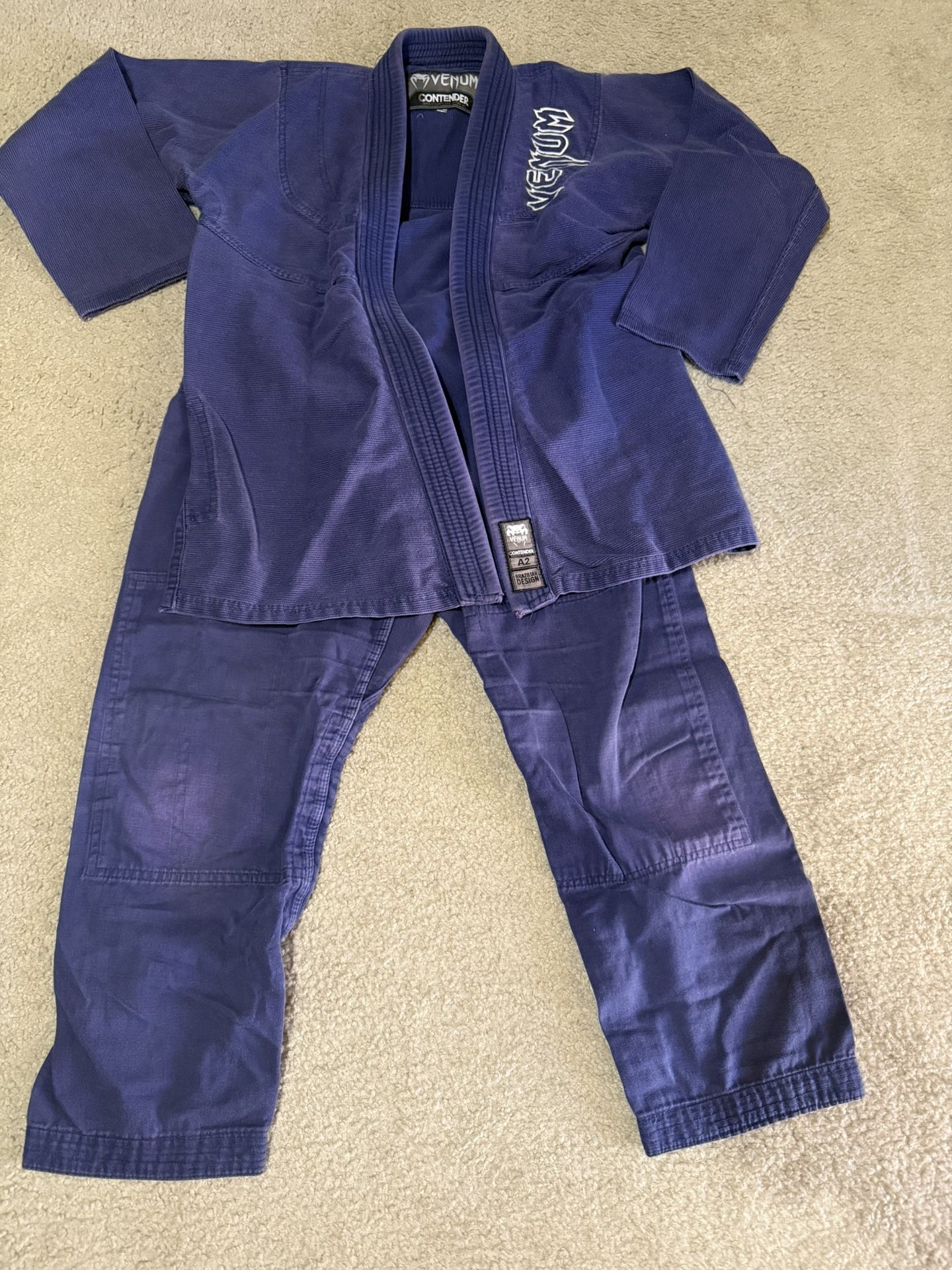 Venum Jiu-Jitsu BJJ Gi Size a2