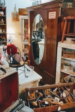 Beautiful armoire @ Vintage Mercantile