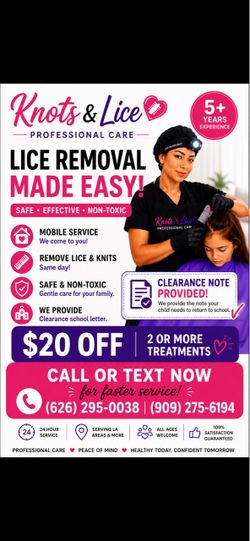 Lice removal