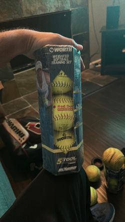 Softball training  balls