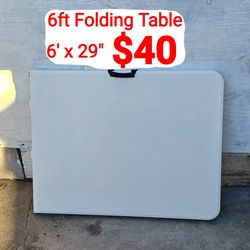 6ft Folding Tables / Mesas de 6' for sale