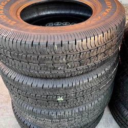 245/70r16 Goodyear Tires Cón 80% De Vida Las 4 