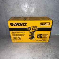 Brand New Dewalt 20-volt 1/2-in square drive cordless wrench brushless