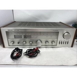 Vintage Nikko NR 819 AM/FM Stereo Receiver Amplifier Work Check Photos W/ Cables