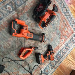 Black and Decker Cordless Tools