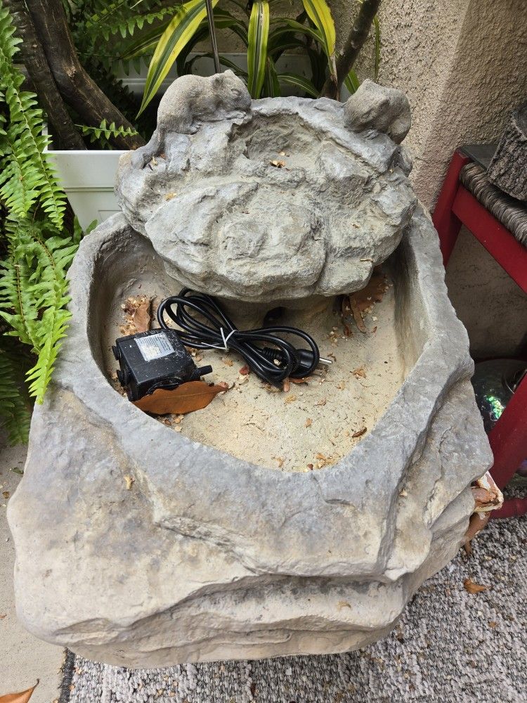 Concret Patio Fountain