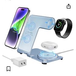 3 In 1 Wireless Iphone Charging Station