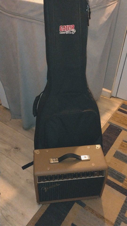 Guitarra Electrica Con Cover , Capo , Correa Y Amplificador...