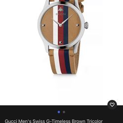 Gucci Mens Watch Brown 38mm