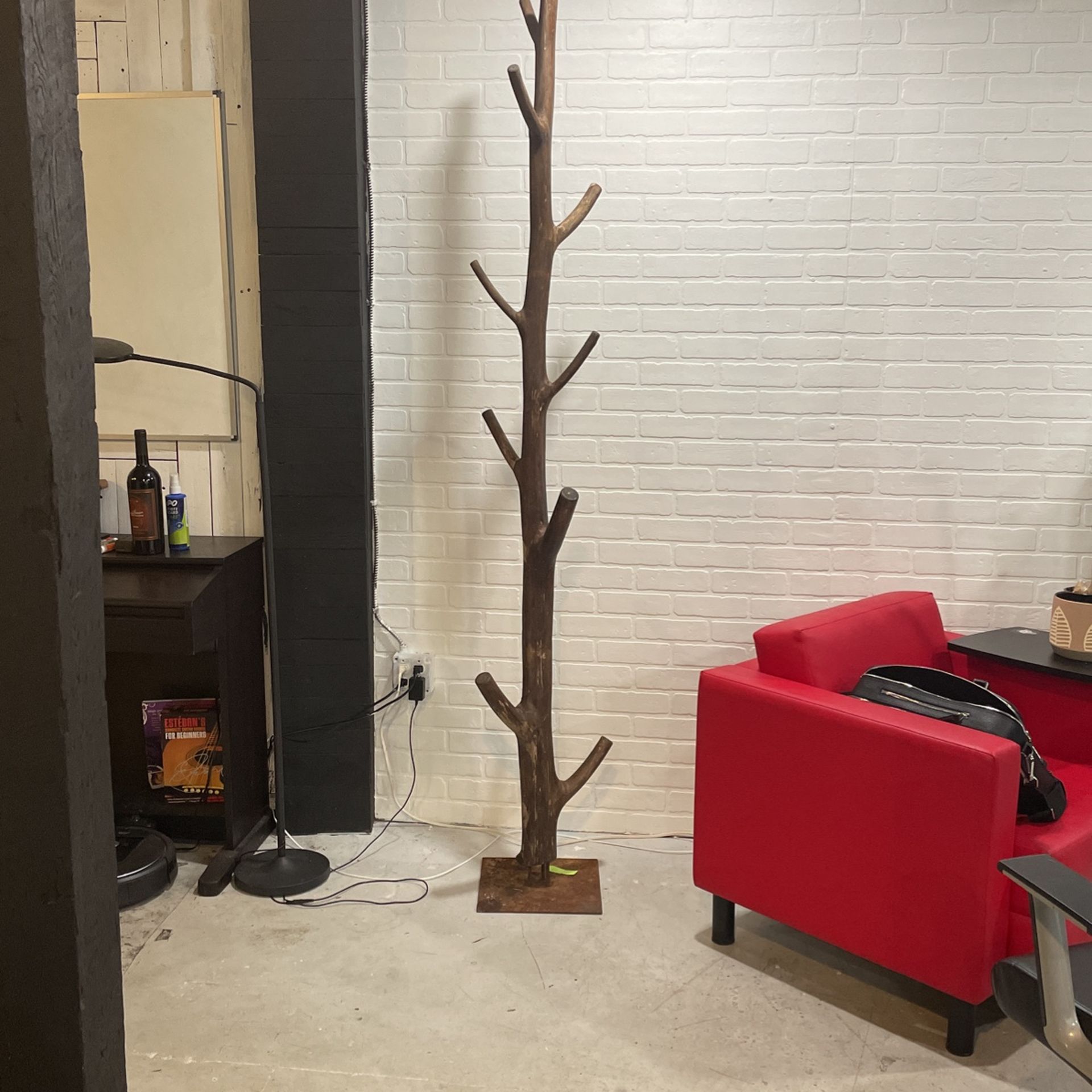 Wood Coat Hanger (one Of A Kind)