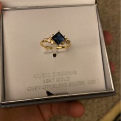 Cubic Zirconia Ring Size 7
