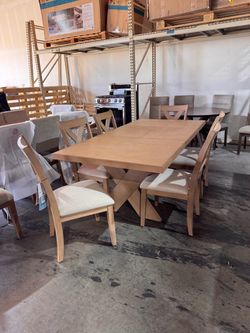 Augusta Dining Table and 6 Chairs