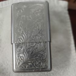 1950's Aluminum Cigarette Case