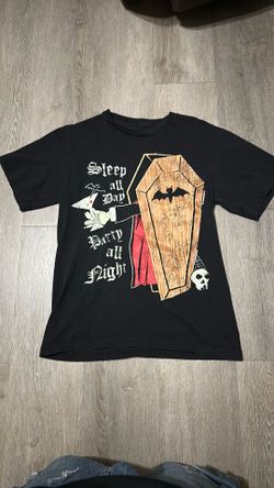 Sleep all day party all night t shirt