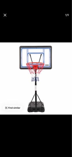 Youth basketball hoop