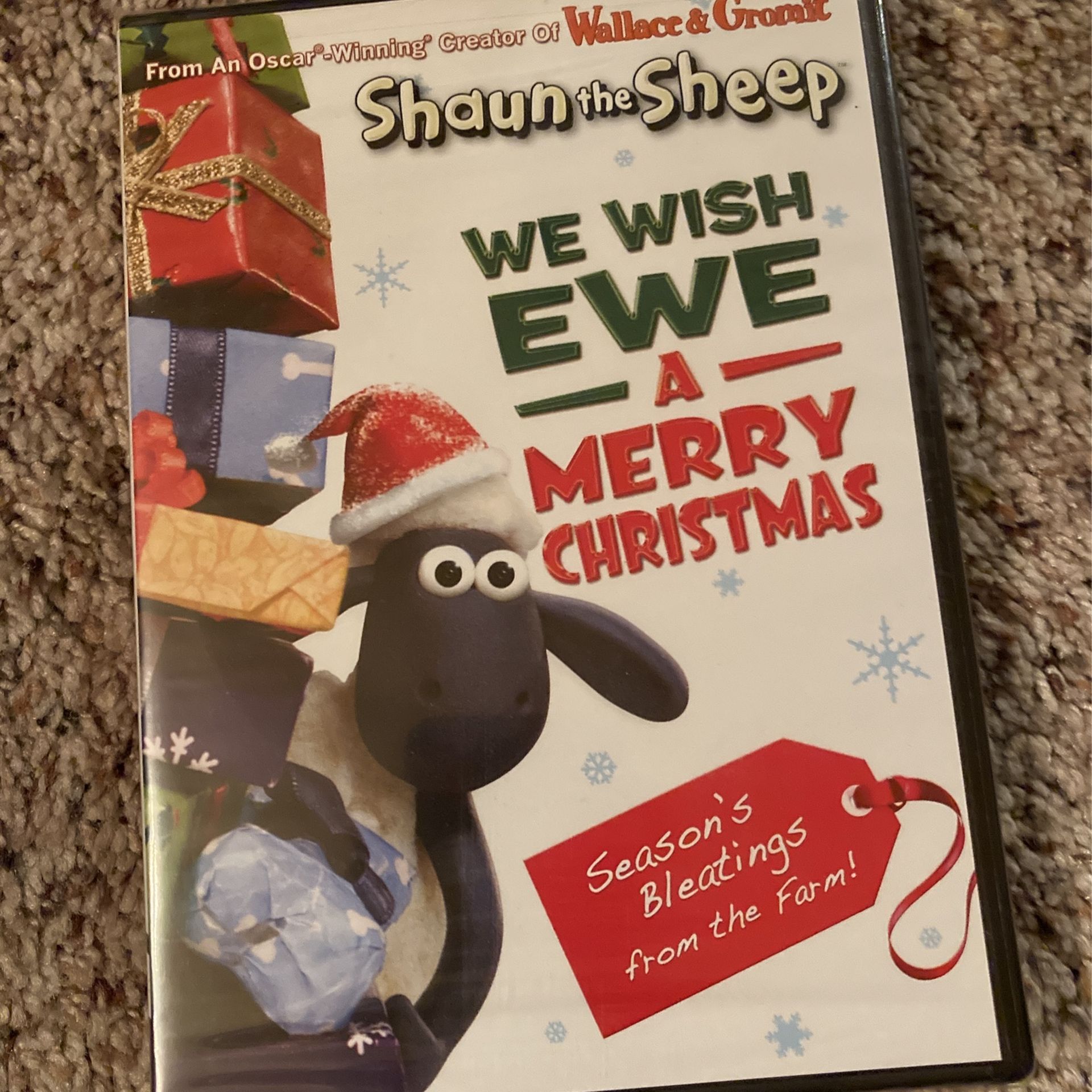 Christmas DVD Wallace & Gromit Shaun The Sheep We Wish Ewe A Merry Christmas DVD NEW Christmas Gift