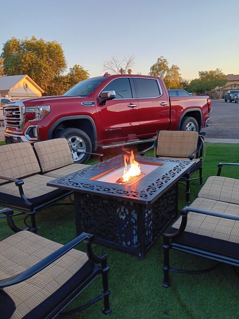 Beautiful Patio Furniture Iron Heavy