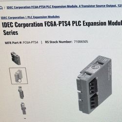 IDEC Co. Expansion Modules. Part# FC6A-PTS4