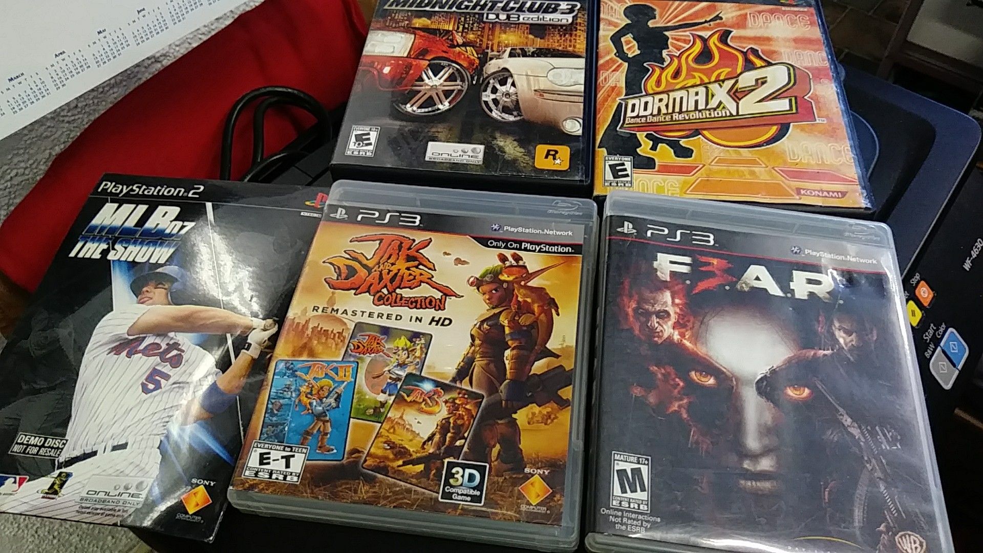 PS2 and PS3 Video games