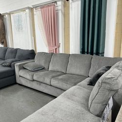 🔥BRAND NEW 🌼ABINGER NATURAL RAF SLEEPER SECTIONAL