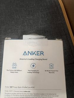 Anker Portable Charger, 347 Power Bank (PowerCore 40K), 