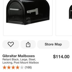 Gibraltar Steel Mount Mailbox 