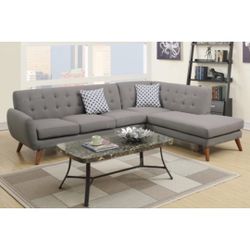 Gray Sectional Sofa 