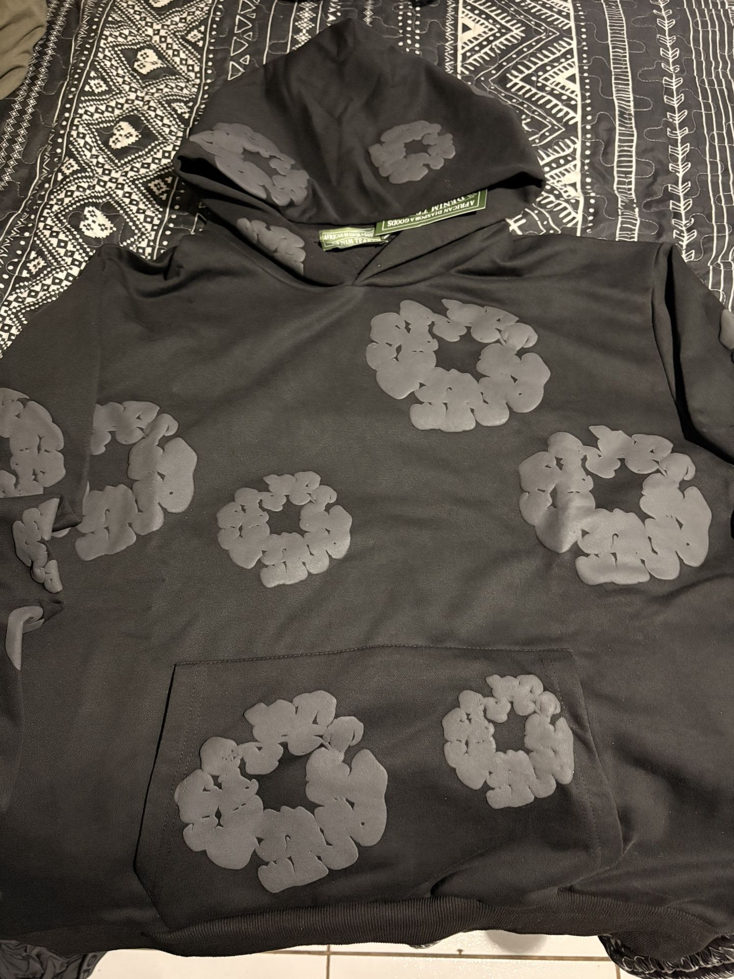 denim tears (black on black)