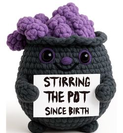Keychain purple and black.