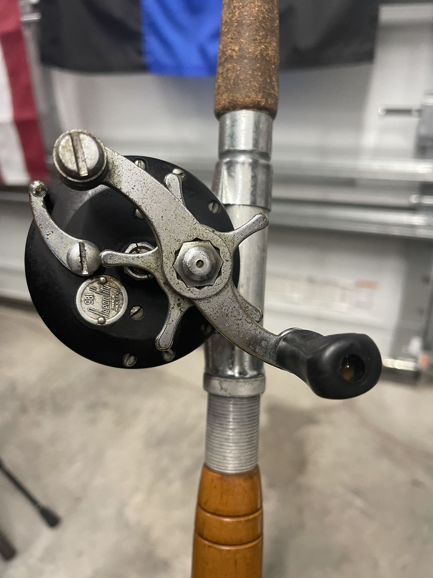 Ocean City 186 Conventional Reel On 6’ Rod # 47