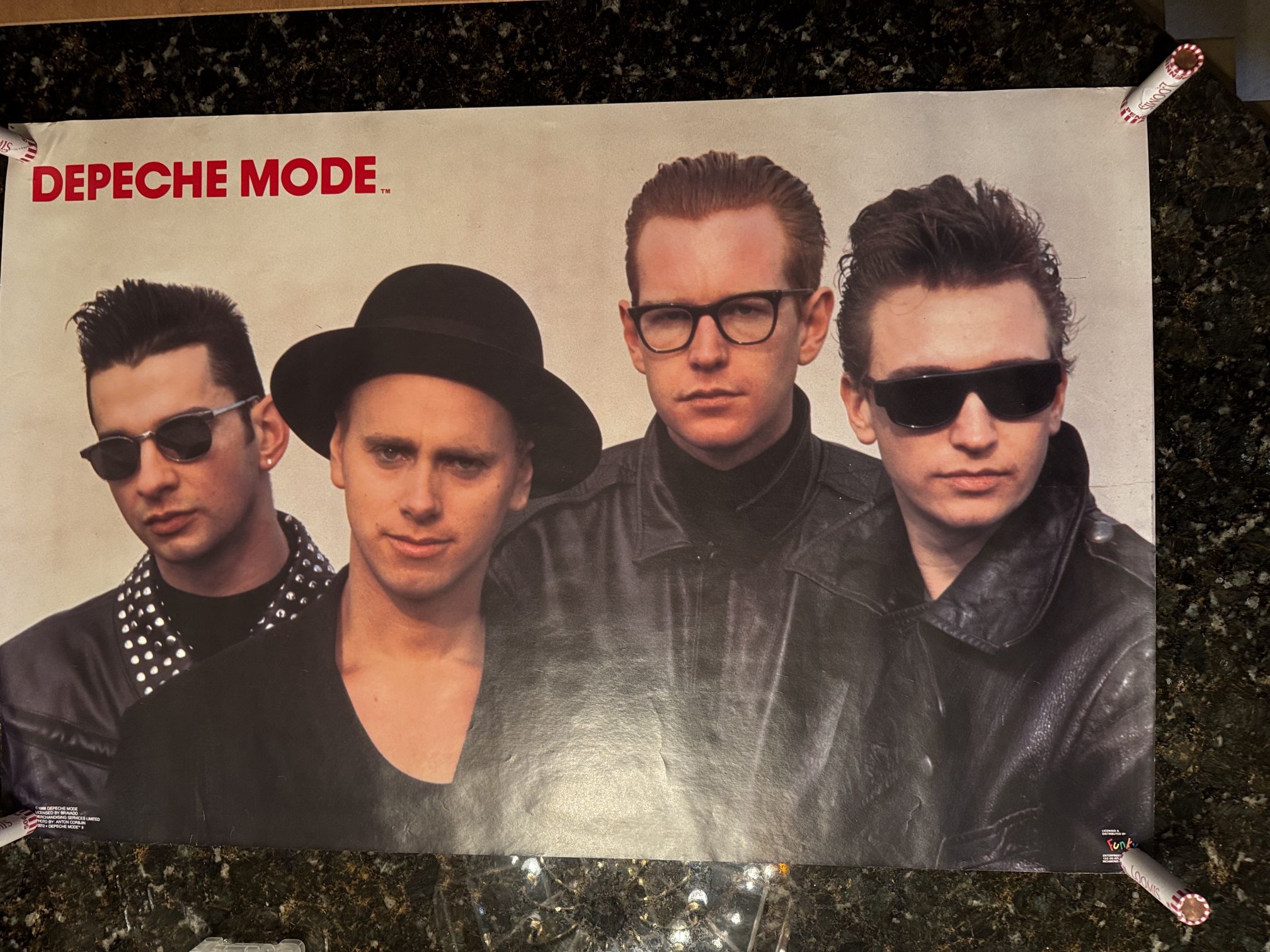 Vintage Original Depeche Mode Poster